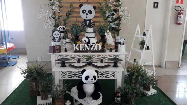 Aluguel Mesa Decorada Urso Panda (6)