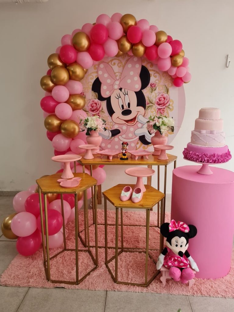 Aluguel Mini Table Minnie Rosa (1)