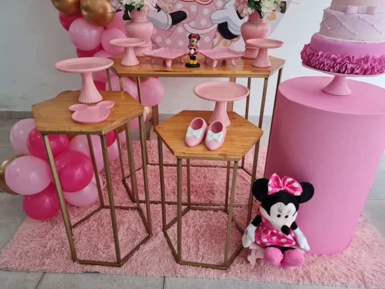 Aluguel Mini Table Minnie Rosa (3)