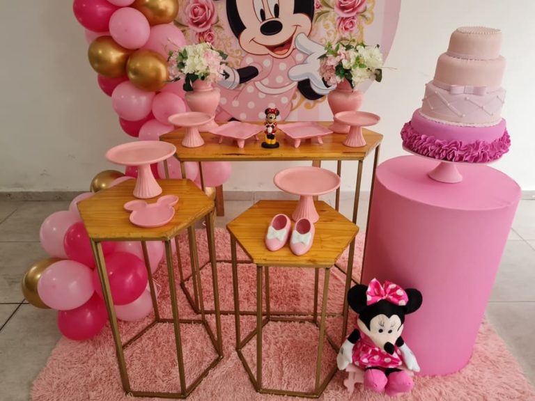 Aluguel Mini Table Minnie Rosa (7)